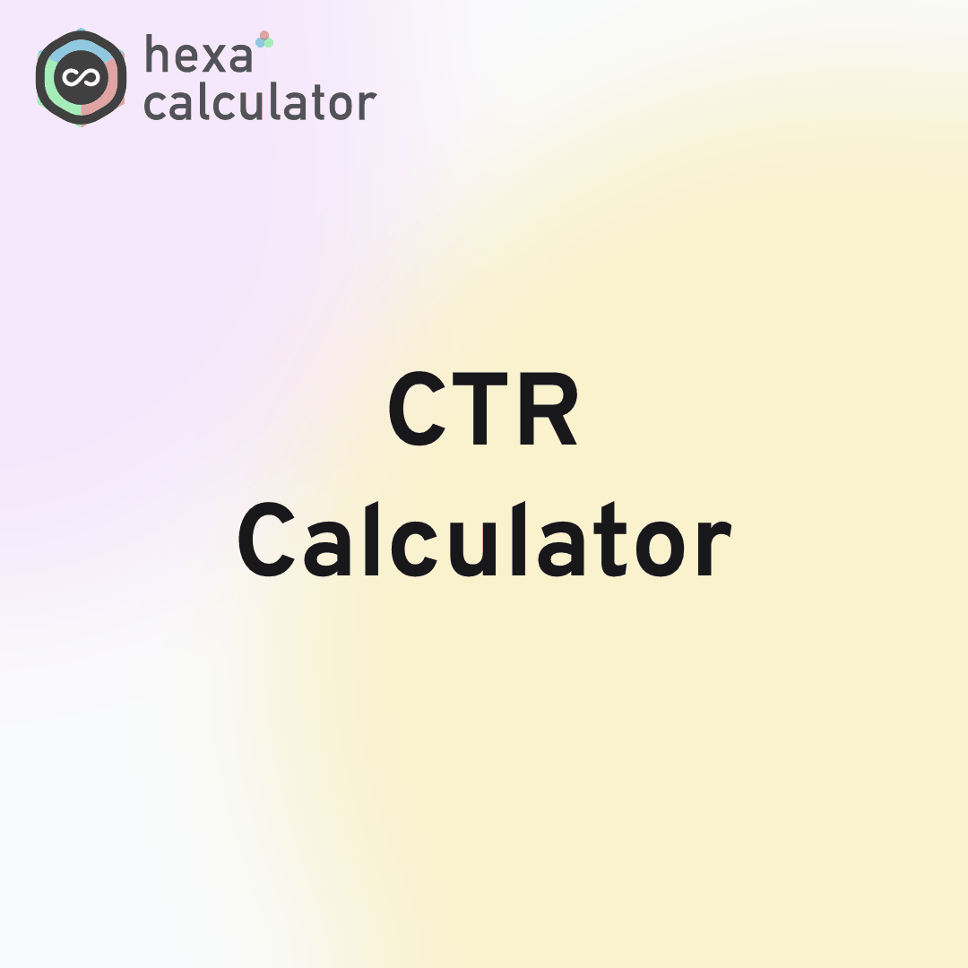 CTR Calculator