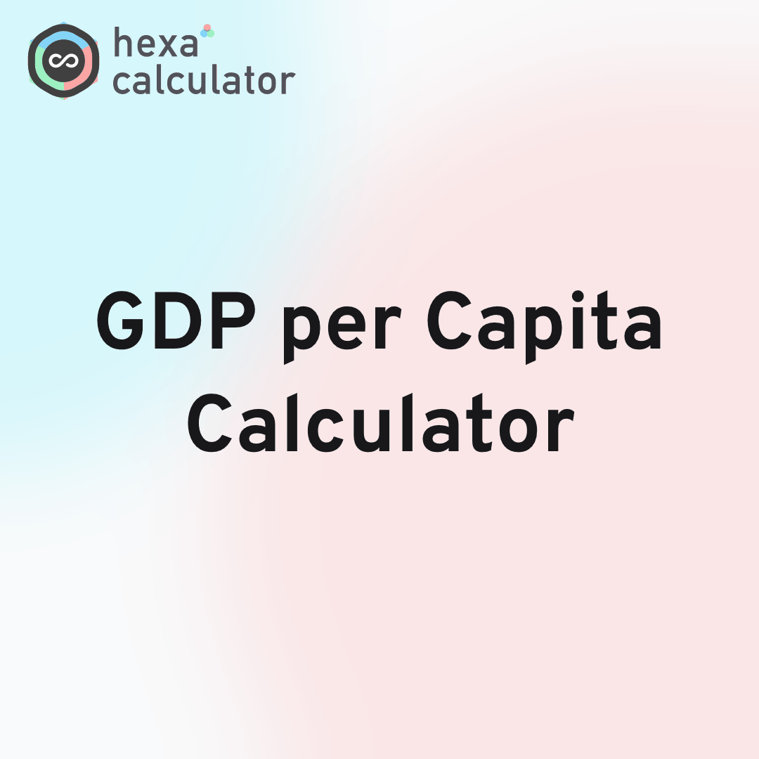 GDP per Capita Calculator