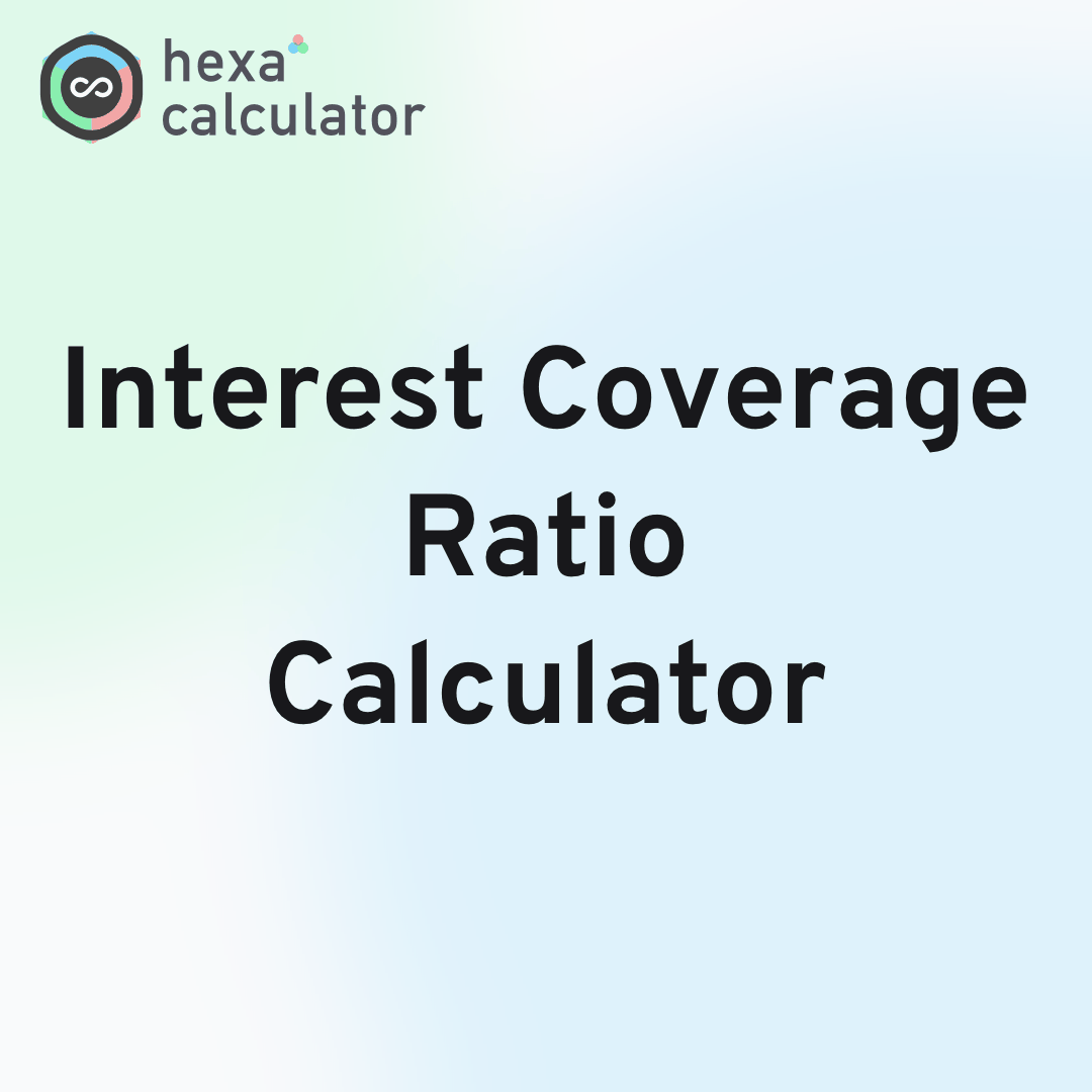 Interest Coverage Ratio Calculator