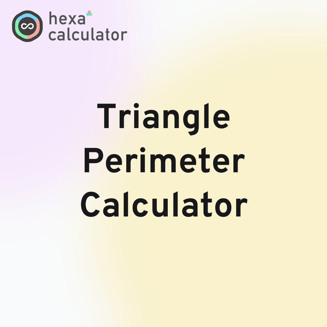 Triangle Perimeter Calculator
