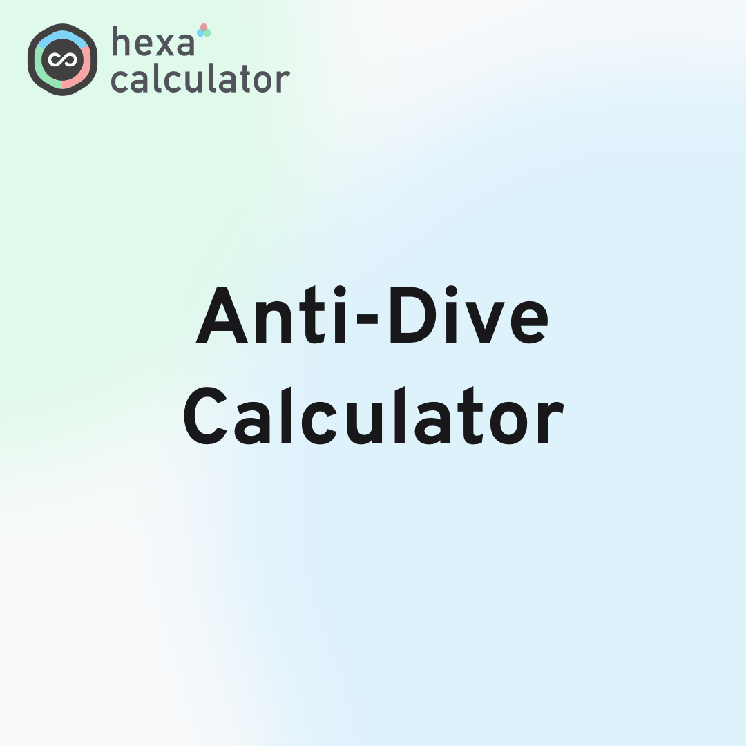 Anti-Dive Calculator Card Image