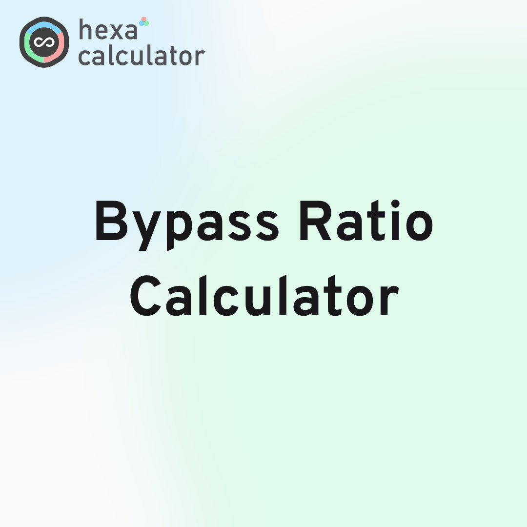 Bypass Ratio Calculator