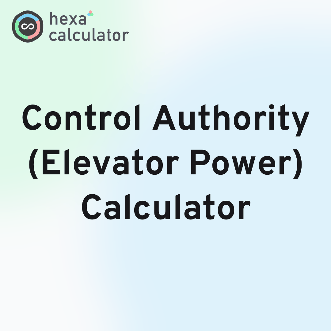 Control Authority (Elevator Power) Calculator Card Image