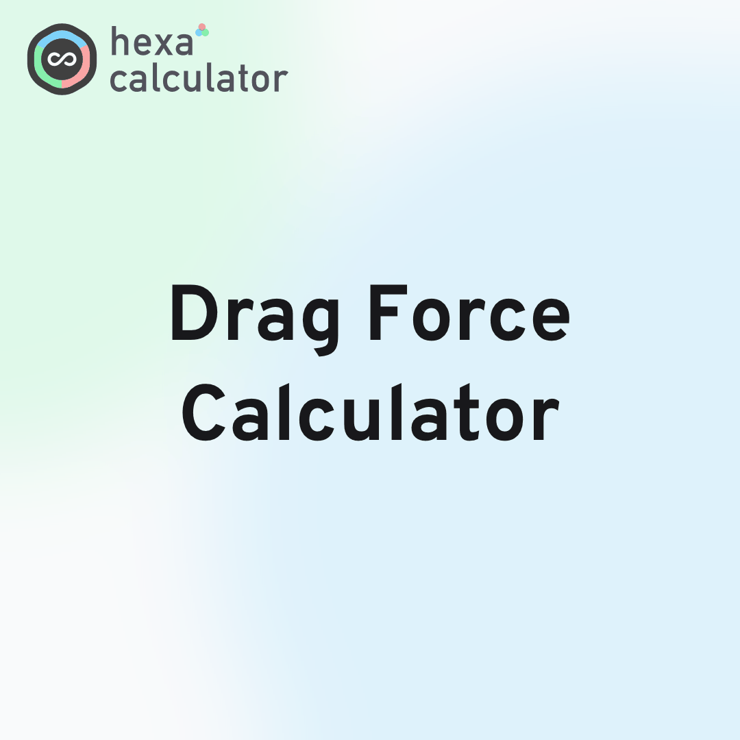 Drag Force Calculator Card Image