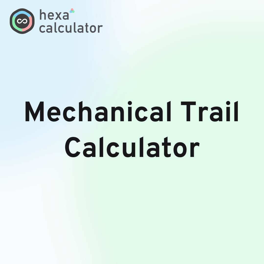 Mechanical Trail Calculator Card Image
