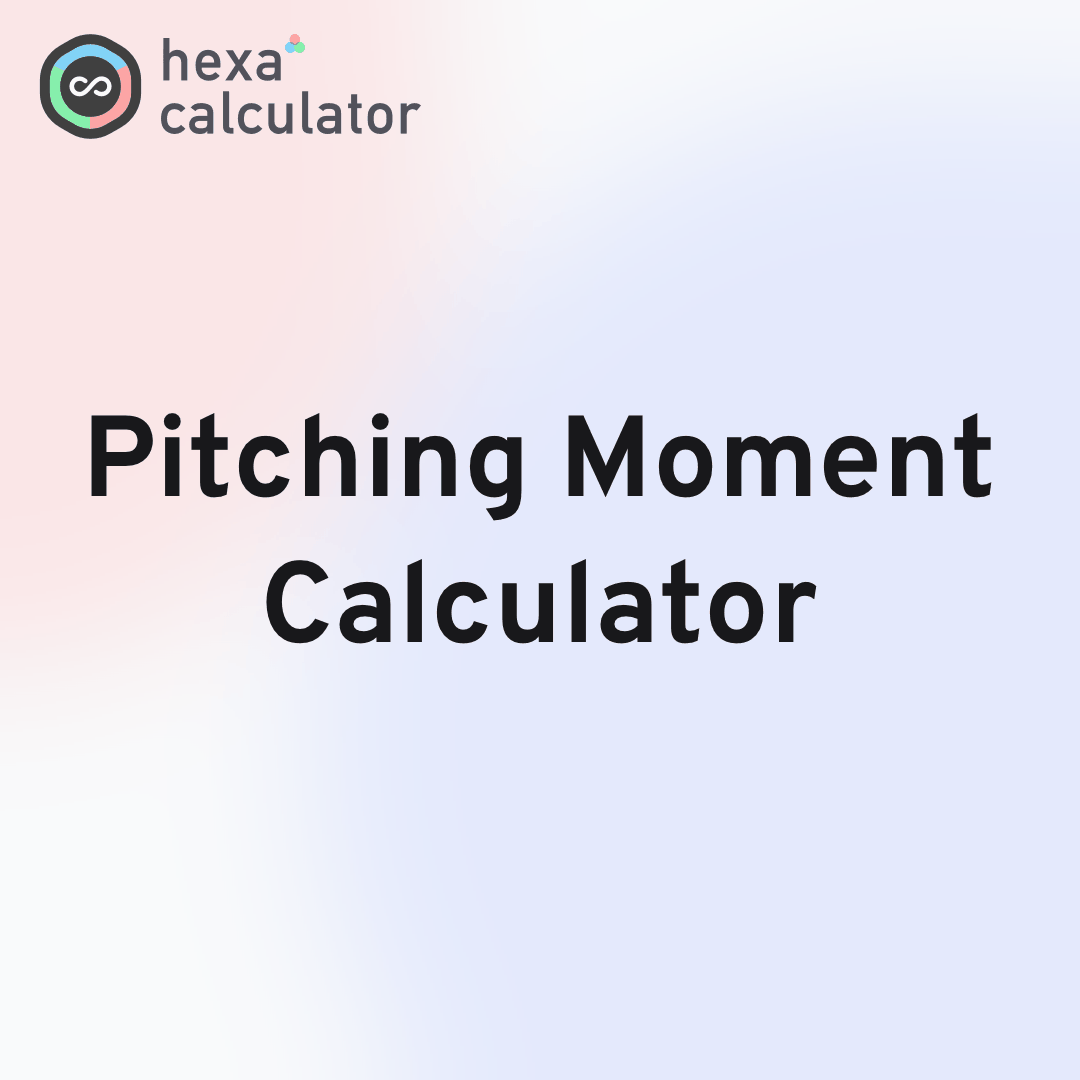Pitching Moment Calculator Card Image