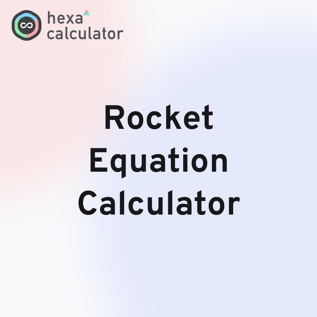 Rocket Equation Calculator Card Image