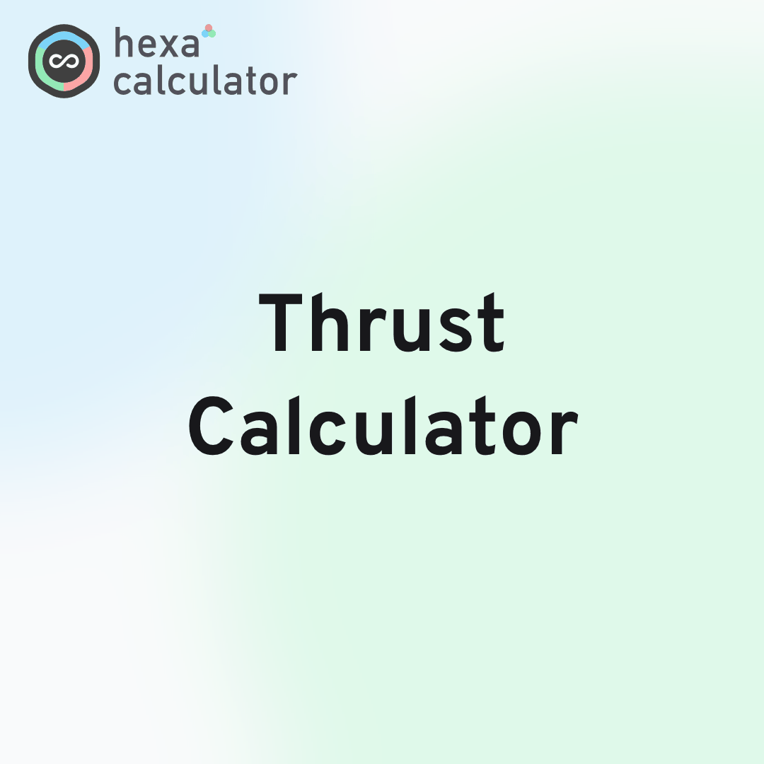 Thrust Calculator Card Image