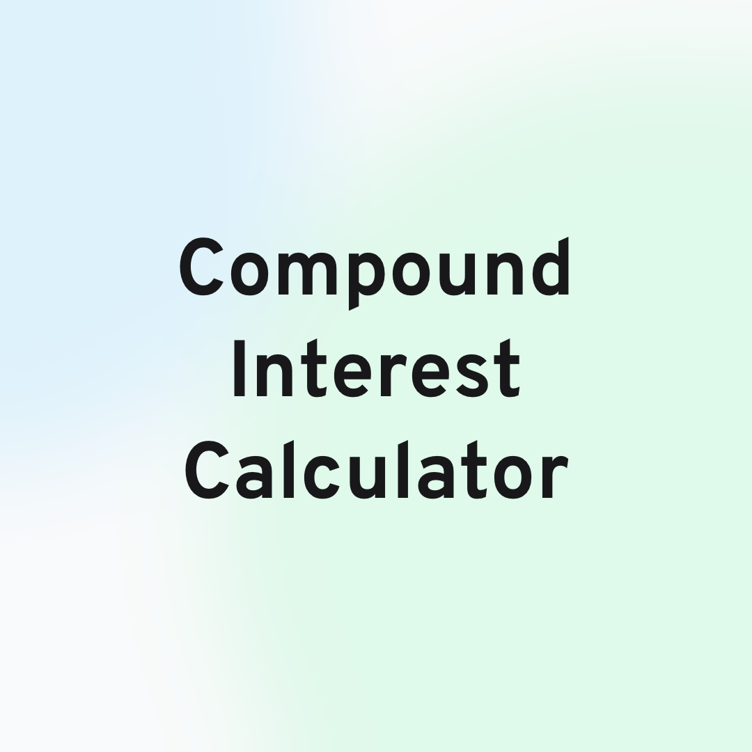 Compound Interest Calculator Header Image