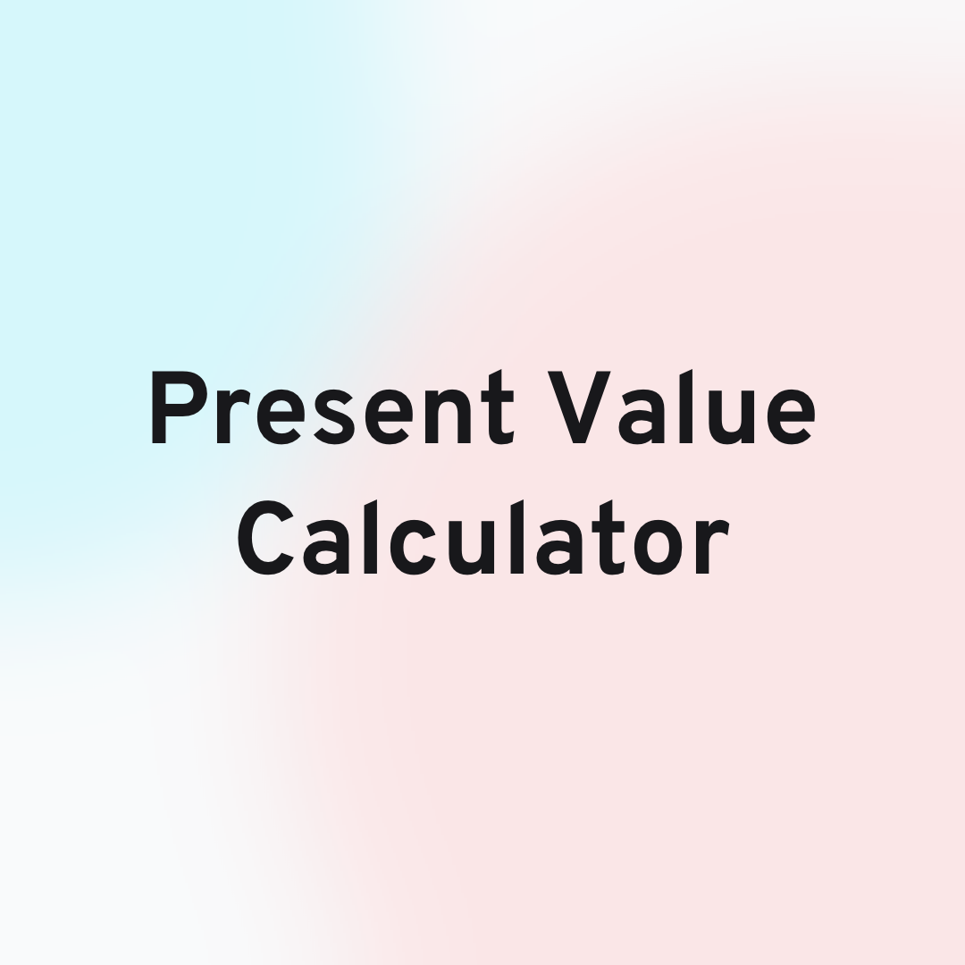 Present Value Calculator Header Image