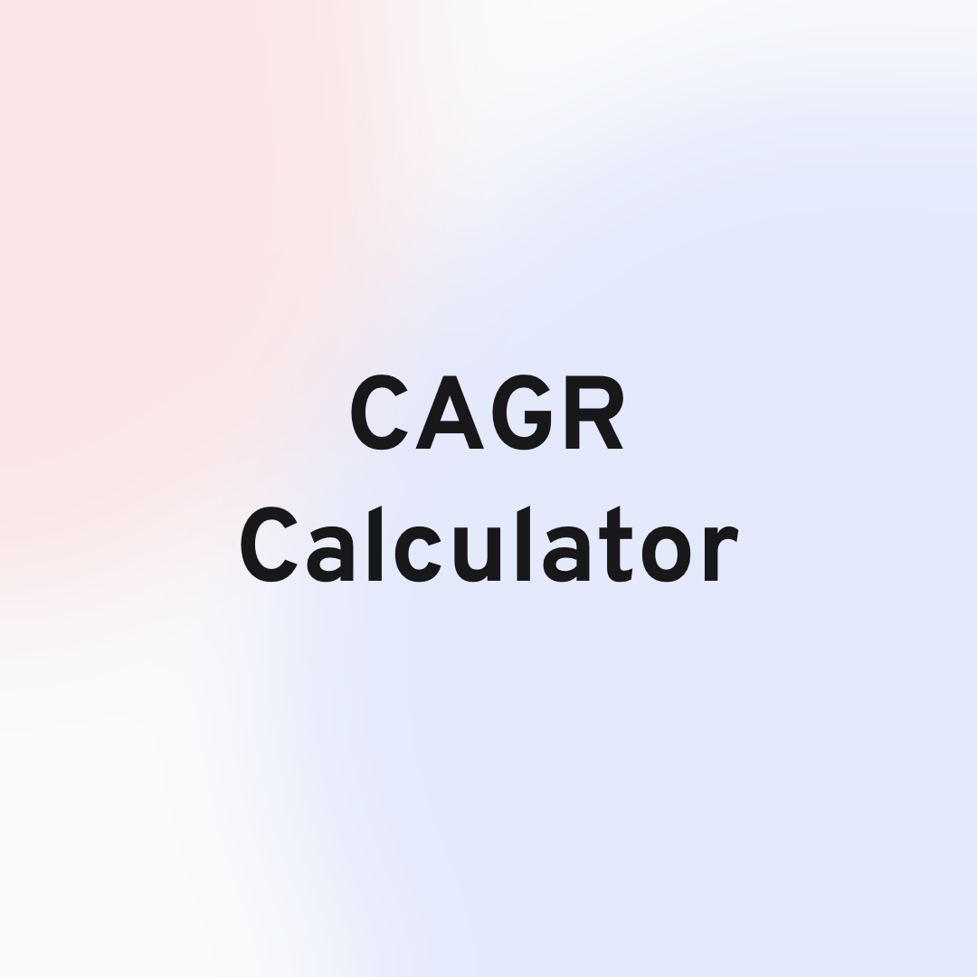 CAGR Calculator Card Image