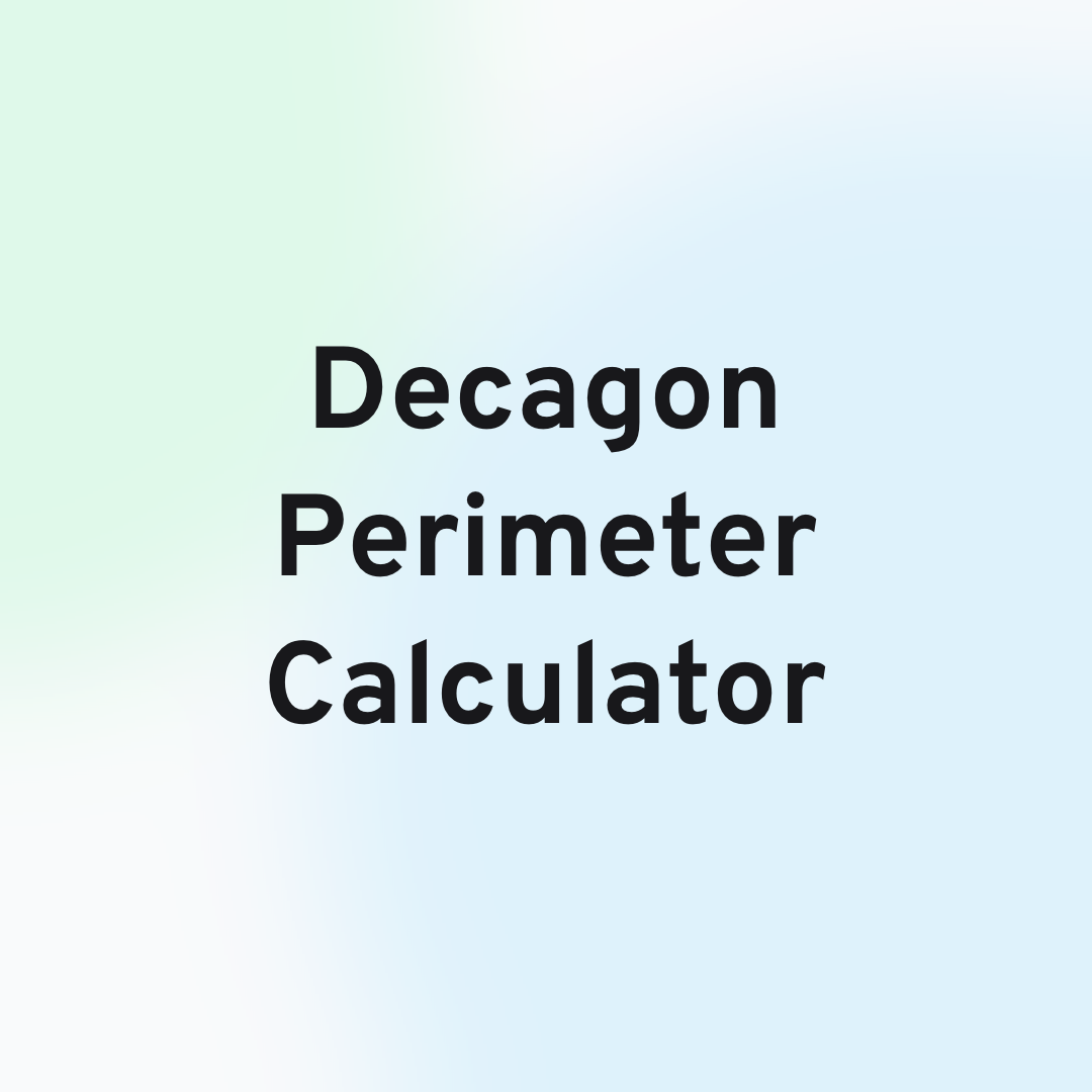 Decagon Perimeter Calculator Card Image