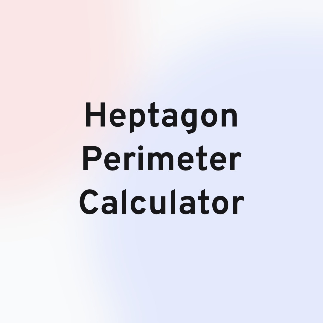 Heptagon Perimeter Calculator Card Image