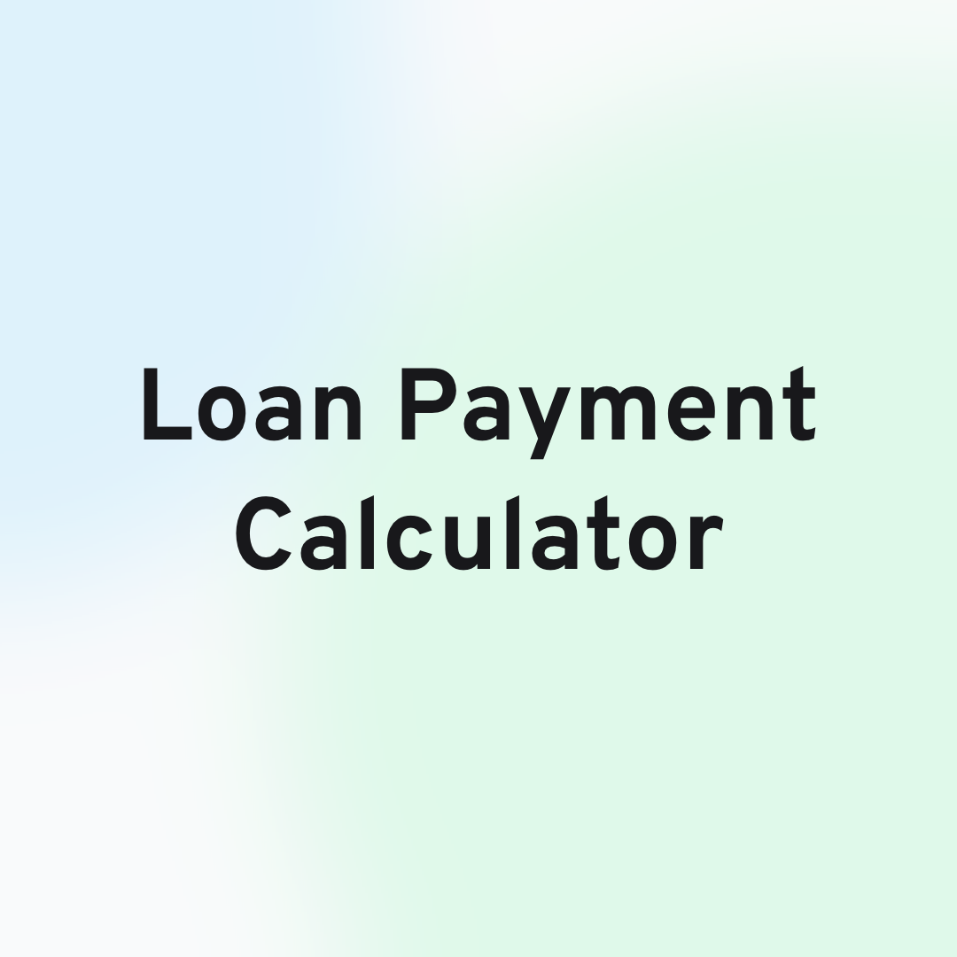 Loan Payment Calculator Card Image