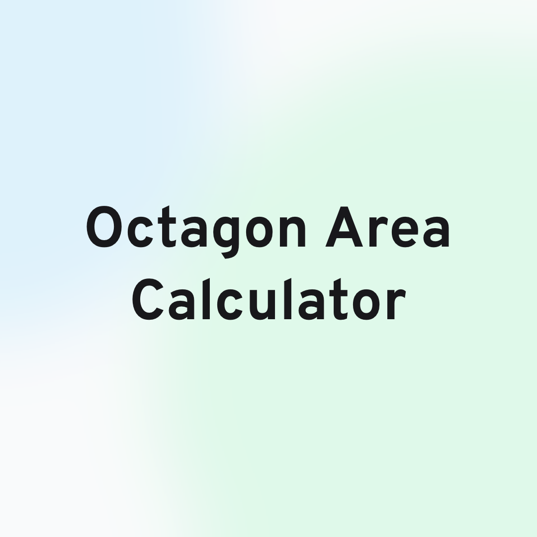 Octagon Area Calculator Header Image