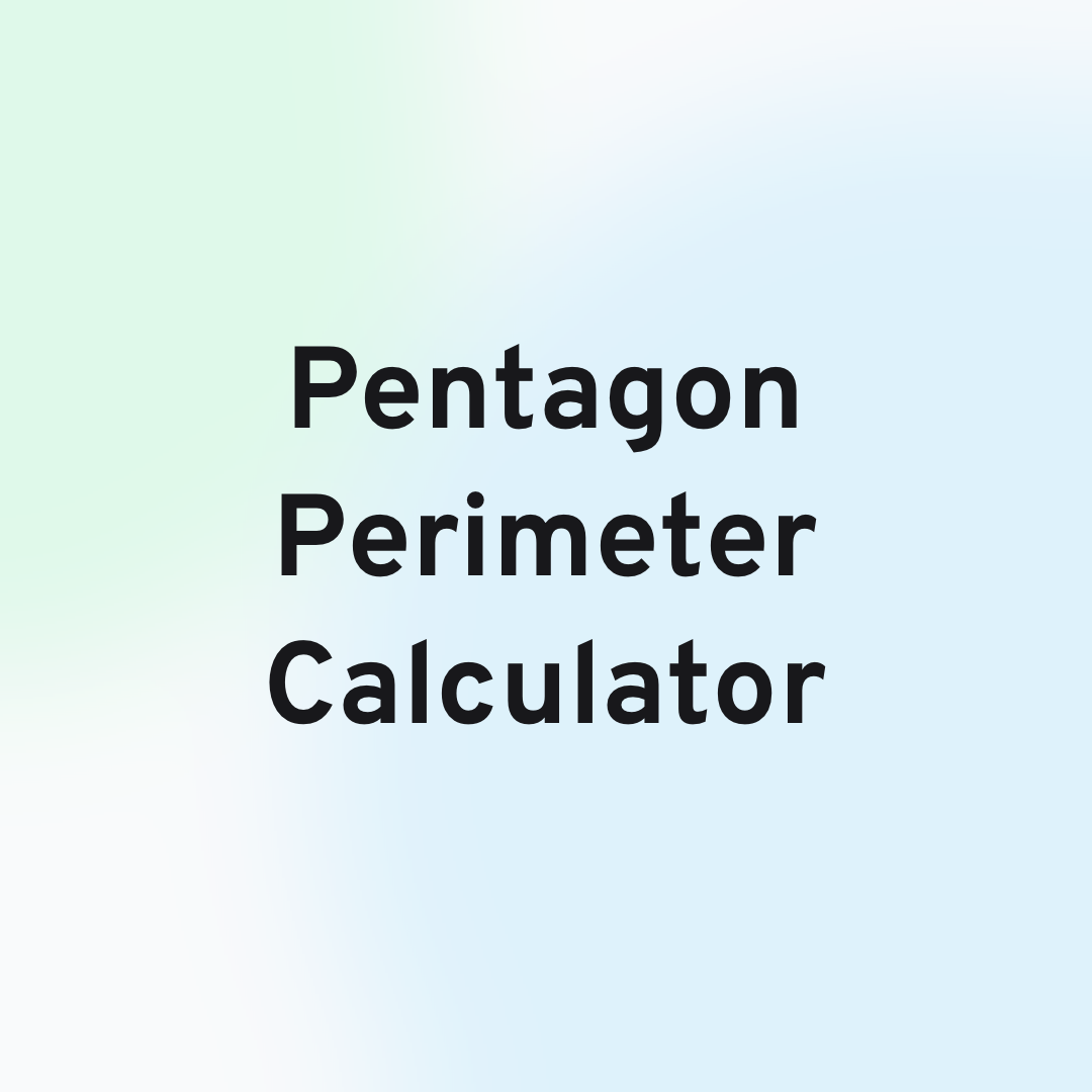 Pentagon Perimeter Calculator Header Image
