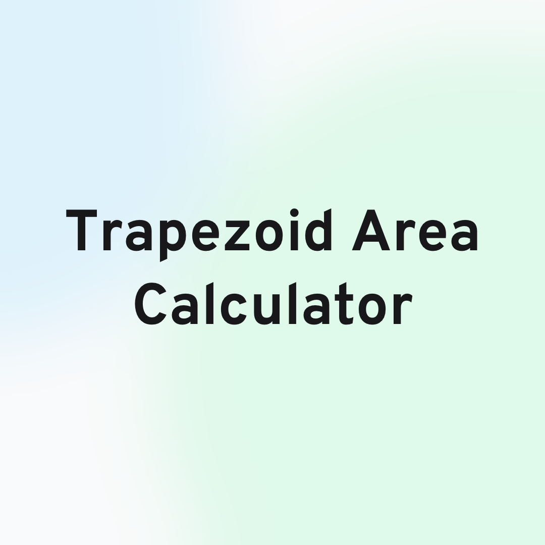 Trapezoid Area Calculator Header Image