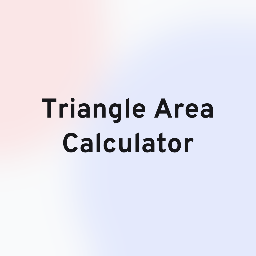 Triangle Area Calculator Header Image