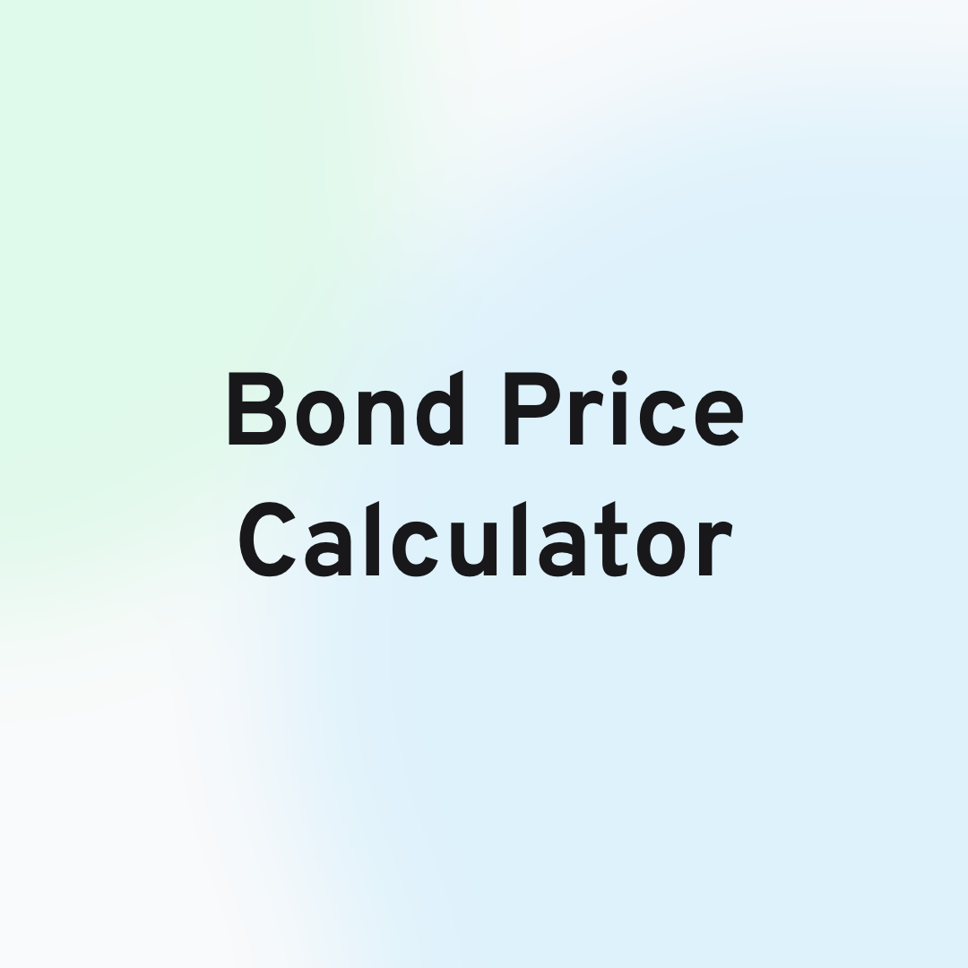 Bond Price Calculator Header Image