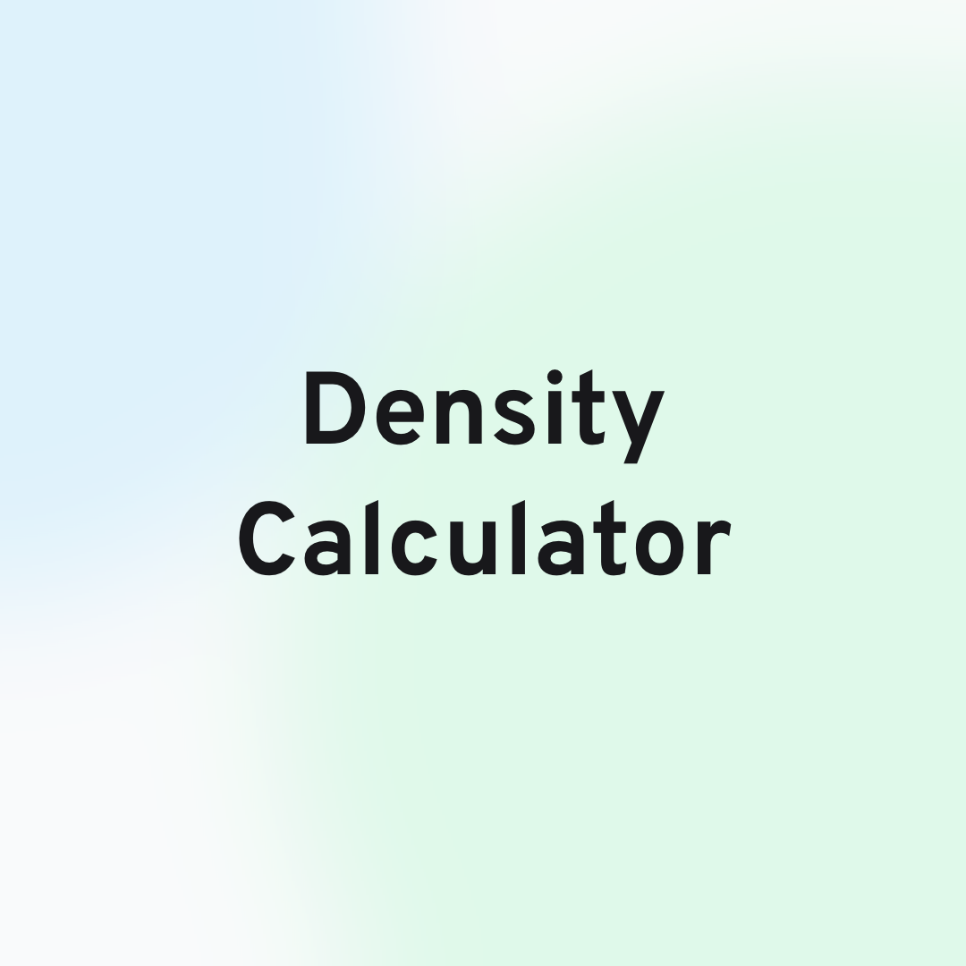 Density Calculator Card Image