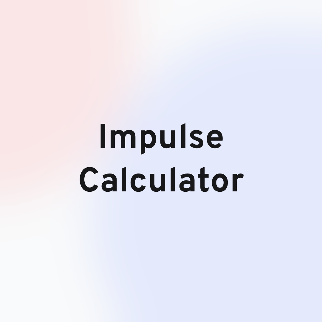 Impulse Calculator Header Image