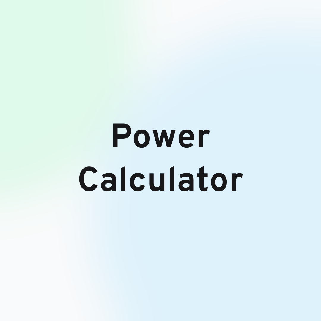 Power Calculator Card Image