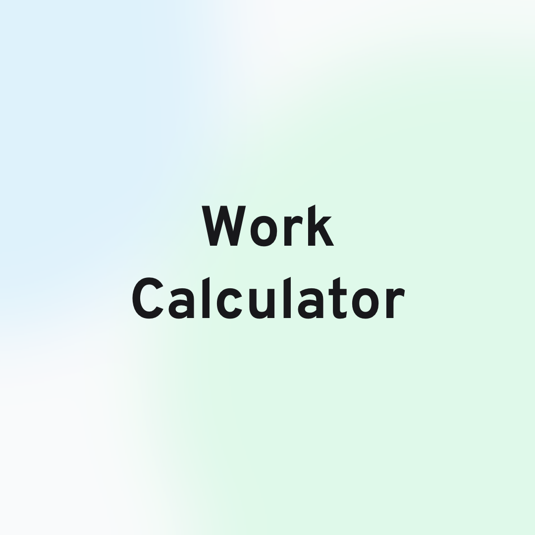 Work Calculator Card Image