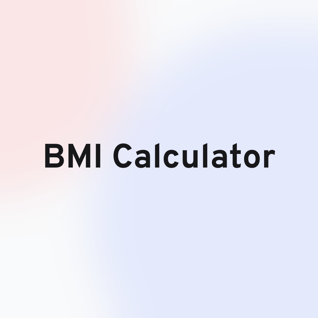 BMI Calculator Card Image